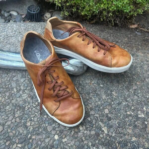 Olukai Lae‘ahi Lī ‘Ili Men’s Waterproof Mottled Leather Sneakers Mens Size 9.5